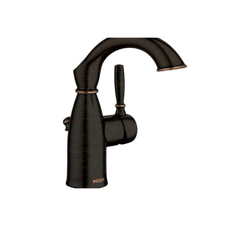 Moen Sarona Mediterranean bronze one-handle high arc bathroom faucet 84144BRB
